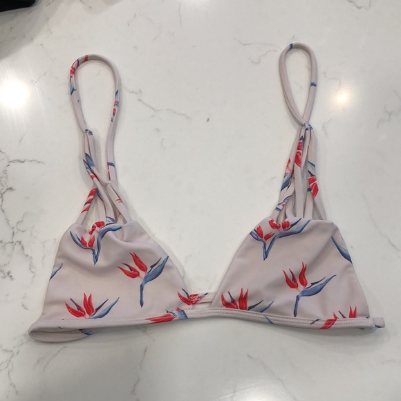 Acacia Santorini Top Birds of Paradise Print Size M - Picture 2 of 3